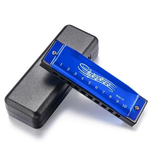 Mundharmonika 10 Löcher Tonart C Blues Mundharmonika Musik Aufklärung Musikinstrument Pädagogisches Spielzeug Mit Fall
