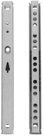 Angoily Drawer Slides Rail 17mm Wide Soft Close Ball Bearing Glides Silent Durable for Cabinets