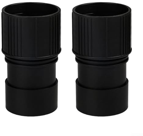 2Piece Vacuum Hose Adapter Kit, Flexible Rubber Reducer Attachments for Vacuum Cleaners, 5-Layer Hose Connectors for Various Nozzle Sizes, Ideals for Home Cleaning and Maintenance