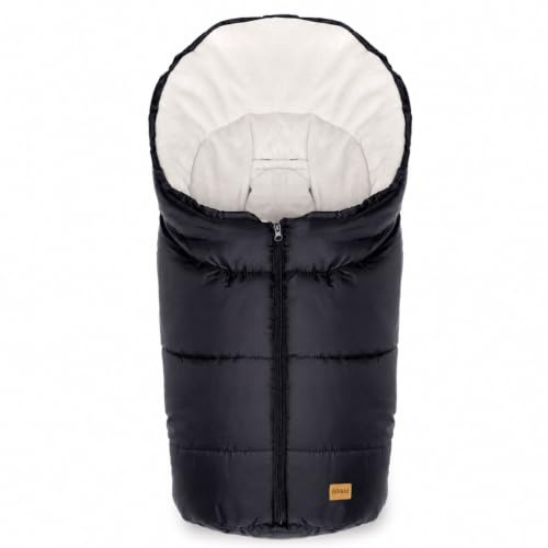 Fillikid Winterfußsack Eco SMALL Gr. 0 Exklusiv/Fußsack Universal für Babyschale, Autositz/Fußsack für Kinderwagen, Buggy oder Babybett