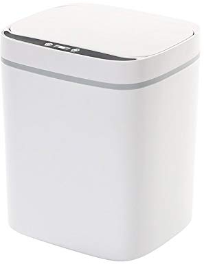 11L Contenedor Inteligente De Basura Automatico con Sensor De Movimiento Cubo De Basura,Anti-Olor, Cierre Suave, Cubos Internos,para La Cocina, Oficina Y Hogar