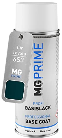 MG PRIME Autolack Spraydose für Toyota 6S3 Dark Green Mica Metallic/Oxfordgrün Mica Metallic Basislack Sprühdose 400ml