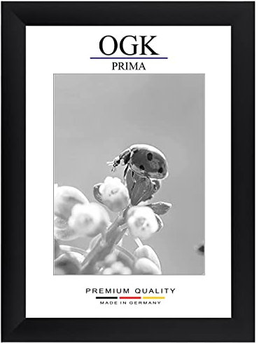Online-GalleryKing OGK Holz Bilderrahmen 20 x 60 cm in Schwarz matt | Foto | Poster | Puzzle | Galerie | Rahmen