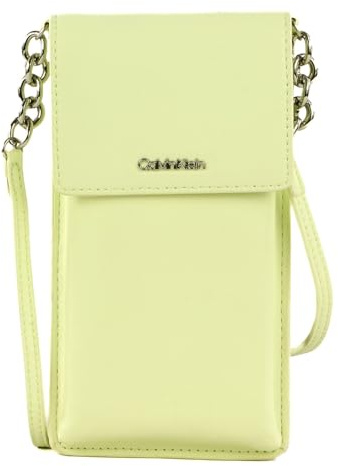Calvin Klein borsa per cellulare borsa a tracolla CK Must Phone Pouch XBody Soft Lime verde chiaro