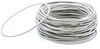 MAJALE - Gitarrensaiten Armbänder für Frauen - Minimalistiches versilbert Federschmuckdraht - Stapelbare 100% Edelstahl Armreif