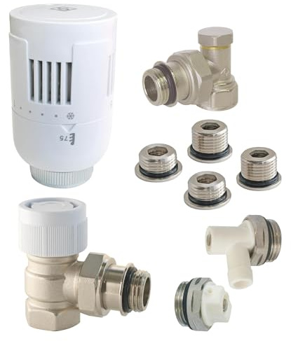 SOMATHERM FOR YOU - Set mit Thermostatkopf T303 Universalwinkel komplett