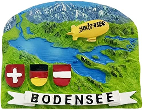 Schweiz Deutschland Österreich Bodensee Bodensee Bodensee Kühlschrankmagnet Kühlschrankmagnet Deko Magnet Aufkleber Souvenir Harz Basteln