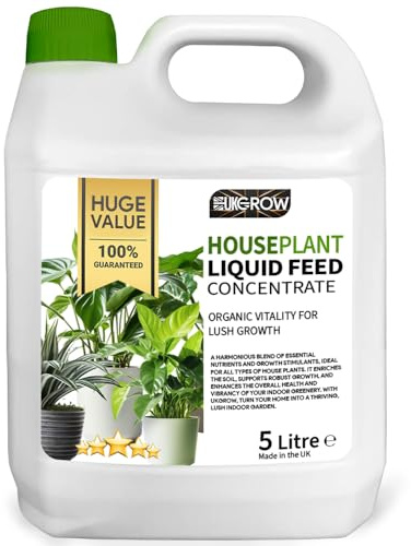 UK GROW Premium Plant Nutrient – Unlock the Full Potential of Your Plants! (5Ltr, Houseplant)