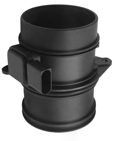 Ollanoos Mass Airflow MAF Sensor 4H2Q12B579AC Replacement for Land Rover Discovery 3 2004-2009 2007-2009 4 2009-2018 Replacement for Range Rover Sport 1 L320 2.7 2005-2013 Replace 5WK97010Z