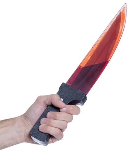 Rubies Cuchillo Psycho imitación sangre, Accesorio para disfraz, Complemento, Talla Única, Unisex, Zombies para Halloween, Carnaval y Fiestas