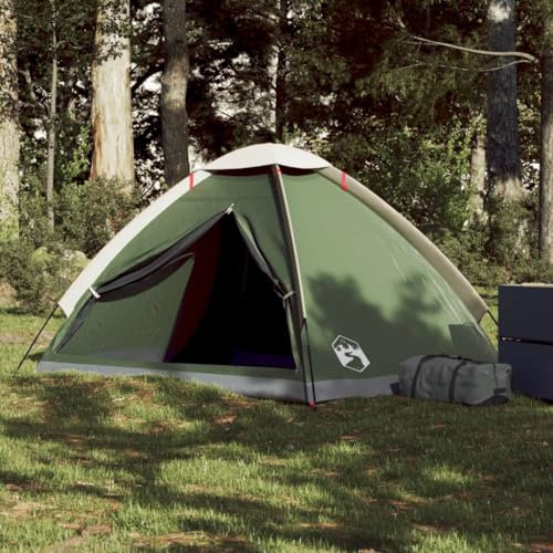 Tino Tech Tienda de campaña de cúpula para 2 personas, 190 x 135 x 107 cm, verde, resistente al viento, tienda de campaña familiar, tienda de campaña grande, para festivales, tienda de campaña para