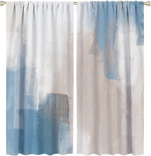 Schattierung Vorhänge Junge Bunte Abstrakte Kritzeleien 3D Druck 2Er Set Isolierung Schalldichte Kinder Gardinen Blickdicht Mit Ösen Vorhang Fenster Für Wohnzimmer Schlafzimmer Balkon 140X1-327116690