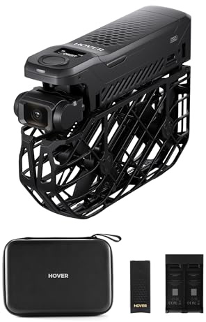 HOVERAir X1 PRO Action Cam 4K, drone with camera with over 10 fully automatic flight modes, 42km/h follow speed, flight everywhere with OmniTerrain, rear impact detection (base combo)