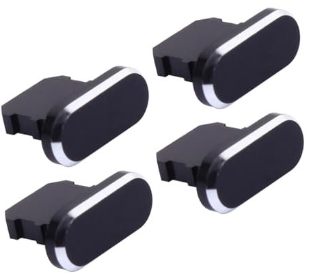 ULDIGI 4pcs Metal Usb Plug Covers for Usb Charger Plug Replacement Dust Cover for Charging Port