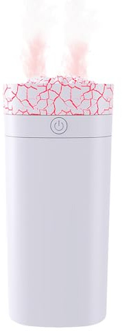 Volcano Humidifier - Rechargeable Volcano Desktop Humidifier - Multifunctional Air Purifier, Low Noise Bedroom Supplies for Winter Indoor Use