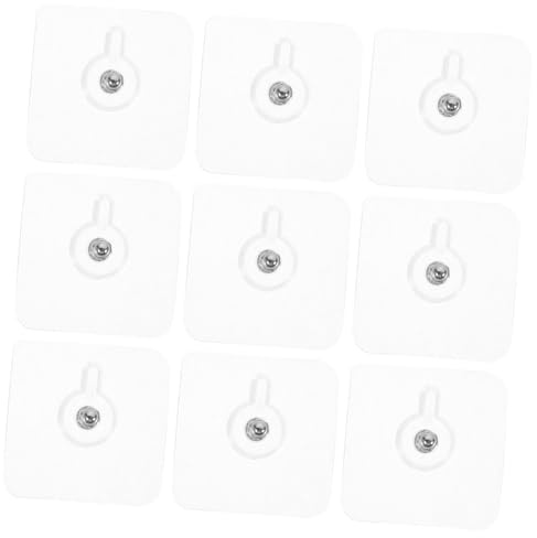NUOBESTY 20 Pièces Crochets Adhésifs Invisibles Fixations Sans Percer pour Photo Convient à Types de Surfaces Utilisation Intérieure Extérieure