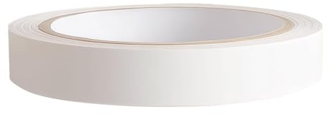 Cinta de canto autoadhesiva blanca 20mm x 10m - Para encimeras, reparación de muebles, restauración de armarios, estantes laminados, fácil de instalar