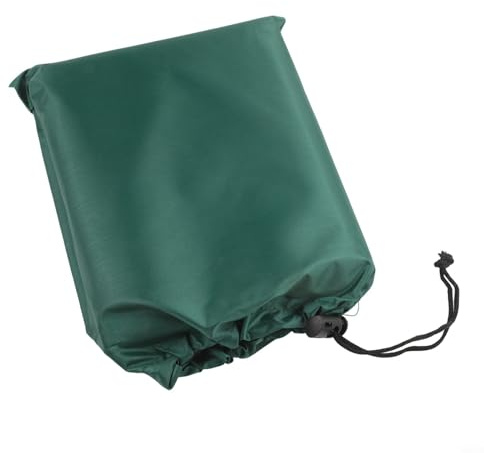 Zilimontt Outdoor-Schaukelüberdachung aus 210D wasserdichtem, silberbeschichtetem Oxford-Tuch für Regen, Schnee und Sonnenschutz für Zweisitzer, (dunkelgrün) (kleiner Dreisitzer)