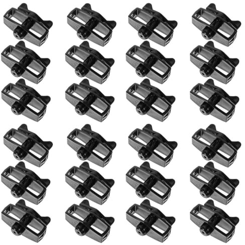 Housoutil Tendeur de Câble en Acier Résistant Anticorrosion Lot de 24 Pièces Noir Outil de Tension Portable pour Clôture et Jardin Tendeur Pratique et Robuste pour Usage Extérieur