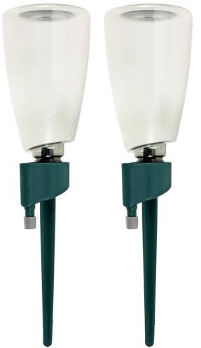 ibasenice Dispositivo di Autoirrigazione 2 Set Contagocce per Annaffiare Piante da Esterno, Facile da Usare, per Piante da Balcone e Giardino