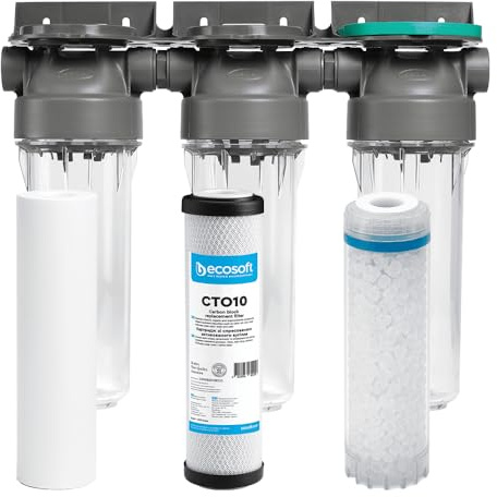 Filtre à eau triple 9' 3/4 + Pack protection complète