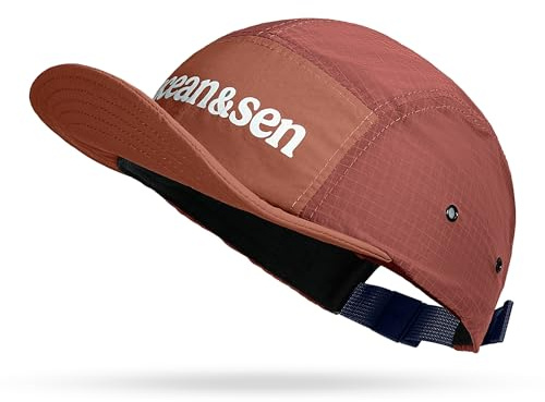 CLAPE Casquette à Visière Courte Unisexe Casquette Baseball à 5 Panneaux | Déperlant,Réglable,Pliable,Visière Flexible,Légère,Casquettes Bord Court pour Sport,Randonnée,Cyclisme,Streetwear