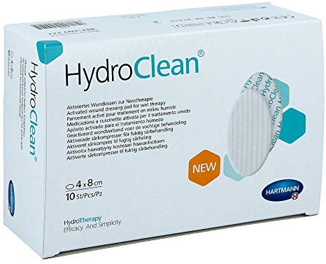 HYDROCLEAN Kompressen 4x8 cm steril 10 St