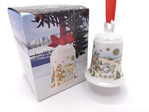 Hutschenreuther Weihnachtsglocke 1993*Rarität, Porzellanglocke, Anhänger, Weihnachten, Baumschmuck by Hutschenreuther