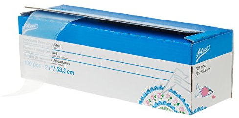 Ateco 4721 21 - Borsa usa e getta, in plastica, trasparente