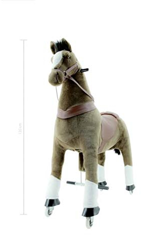 Sweety Toys 7608 Reittier für de kommerziellen Gebrauch- Jumbo Pferd auf Rollen