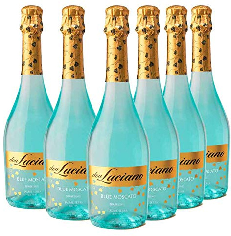 Don Luciano Blue Moscato - Charmat Moscato Azul - Caja de 6 Botellas x 750 ml