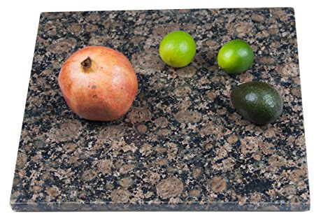 Gartentisch Arbeitsplatte, Küchenplatte, Tischplatte, Käseplatte Servierplatten Brettchen 40cm x 40cm x 1,7 cm, Edel Design Unikat, 8 KG