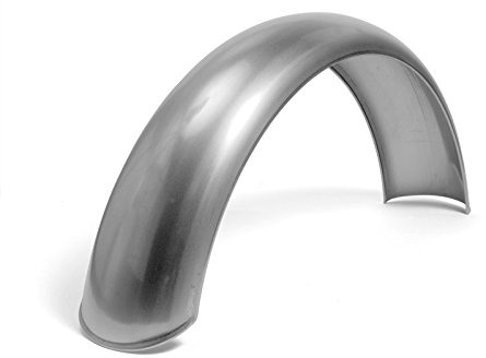 Universal Schutzblech Fender 145 mm x 695 mm Gebördelt für Motorrad, Chopper, Bobber Custom Bike, Traktor Hinterrad Vorderrad Stahlblech Unlackiert