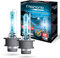 Diamond Vision 2x D2S 85V 35W | Xenon Look | Zugelassen & eintragungsfrei | Halogen KFZ Autolampen | 8000k Super Ultra White | HID Bi | Nightbreaker | E-Prüfzeichen | P32d-2