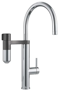 FRANKE 120.0551.218 Vital J - Rubinetto da cucina con filtro per acqua, cromo/canna di fucile