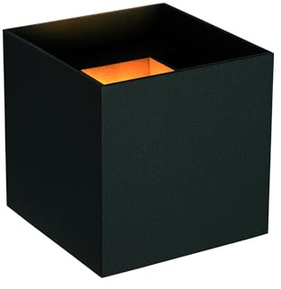 LUCIDE AXI - Wandstrahler/Wandleuchte Badezimmer - LED - 2x7W 2700K - IP54 - Einstellbarer Abstrahlwinkel - Schwarz