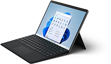 Microsoft Surface Pro 8 EVO- Ordenador portátil 2 en 1 de 13 (Intel Core i7-1185G7 11th Gen, 16GB RAM, 256GB SSD, Iris Xe graphics, Windows 11) Negro