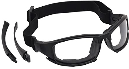 Colcolo Sportbrillen Brillen Unisex Brillen Fahrradbrillen Anti UV Winddicht zum Laufen Radfahren Bergsteigen Fußballzubehör - klar