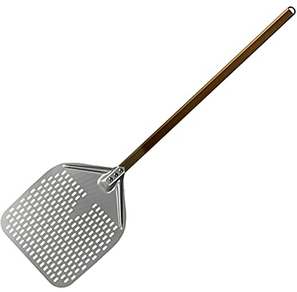 ACiyD Pala per Pizza, Pala per Pizza Perforata in Alluminio con Manico smontabile per cuocere Pane per Pizza Fatto in casa / 16 Pollici / 100 cm / 39 Pollici (16 Pollici 130 cm / 51 Pollici)