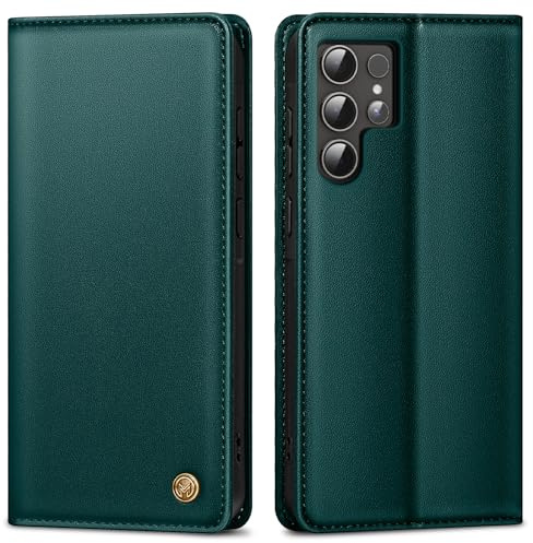 AIMOYU Handyhülle für Samsung Galaxy S24 Ultra,Premium Lederhülle Schutzhülle Tasche für Samsung S24 Ultra Hülle Wallet Kartenfach Standfunktion Klappbar Flip Case für Galaxy S24 Ultra Hülle