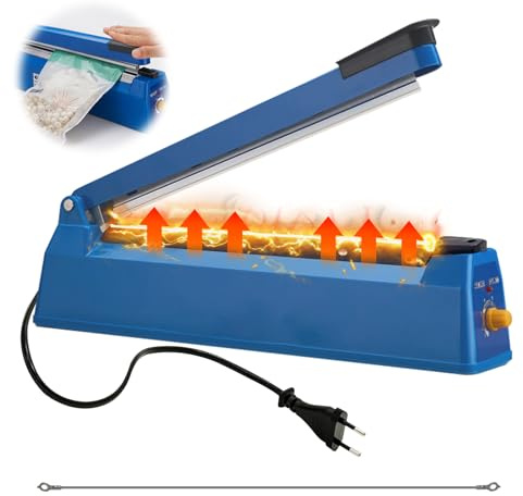 Heißsiegelgerät 200mm Folienschweissgerät Kunststoff Versiegelung Maschine 2mm Dichtungsbreite Balkenschweißgerät Versiegelungsgerät Tragbare Folienschweißgerät Für Thermoplastischen Kunststofffolien