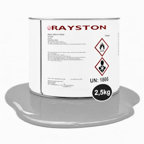 VIALIA Impermax Flüssige Teichfolie 2,5 kg, Grau RAL 7001 | Flüssigkunststoff zur Teichabdichtung & Reparatur – 400% elastisch, nahtlos, UV-beständig, schnelltrocknend