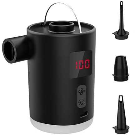 Bomba Infladora Portátil Inflador para Flotadores De Piscina Y Artículos