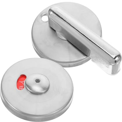 Sewroro Privacy Indicator Lock Bathroom Door Lock Bolt for Public Restrooms Stainless Steel and Sturdy Design with Indicator Function for Toilet Partition Privacy