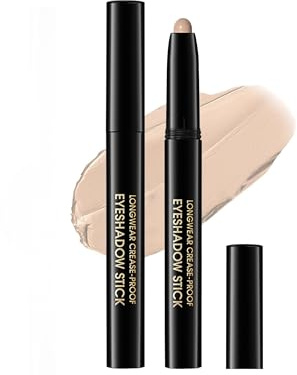 Lidschatten Stift, Nackt Pink Matte Creamy Eyeshadow Stick Langanhaltend | Langanhaltend Wasserfest Creme Lidschatten Highlighters Augen Make-Up, Easy Glide Twist-Up Lidschattenstift Beauty Gift