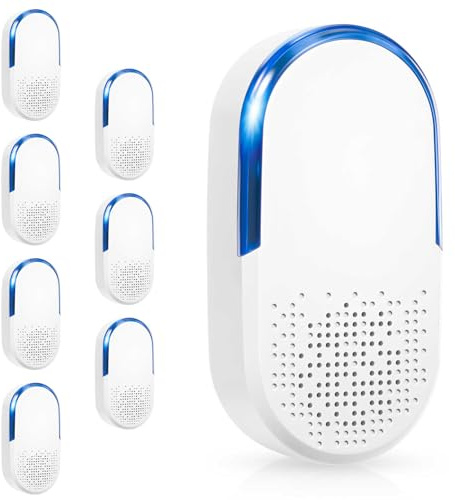 Ultrasonic Pest Control Repeller Indoor Plug in Mouse Rodent Mice Rat Mosquito Spider Roach Repellent Indoor Electronic Ultrasound Bug Insect Repellent for Home Basement Attic Garage