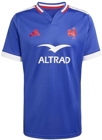 adidas Herren France Rugby Home Replica Jersey Kurzärmelig (1er Pack)