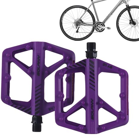 Pedali, pedali per bici da corsa | Pedale leggero – Adattatore parti biciclette professionale con cuscinetti sigillati, per bici per mountain bike