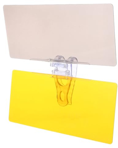 BELLIFFY Rallonge de Pare-Soleil Anti-Éblouissement pour Voiture Protection UV Totale Pare-Soleil Filtré Jour et Nuit Extension pour Pare-Brise Accessoire Auto Sécurisant