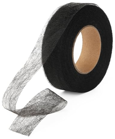 Acual Strong Iron On Hemming Tape, 25m*20mm Ironing Tape for Ironing | No-Sew Iron-On Fabric Tape For Hemming, Clothing Repairs, School Badges, Trousers And Fabric Bonding